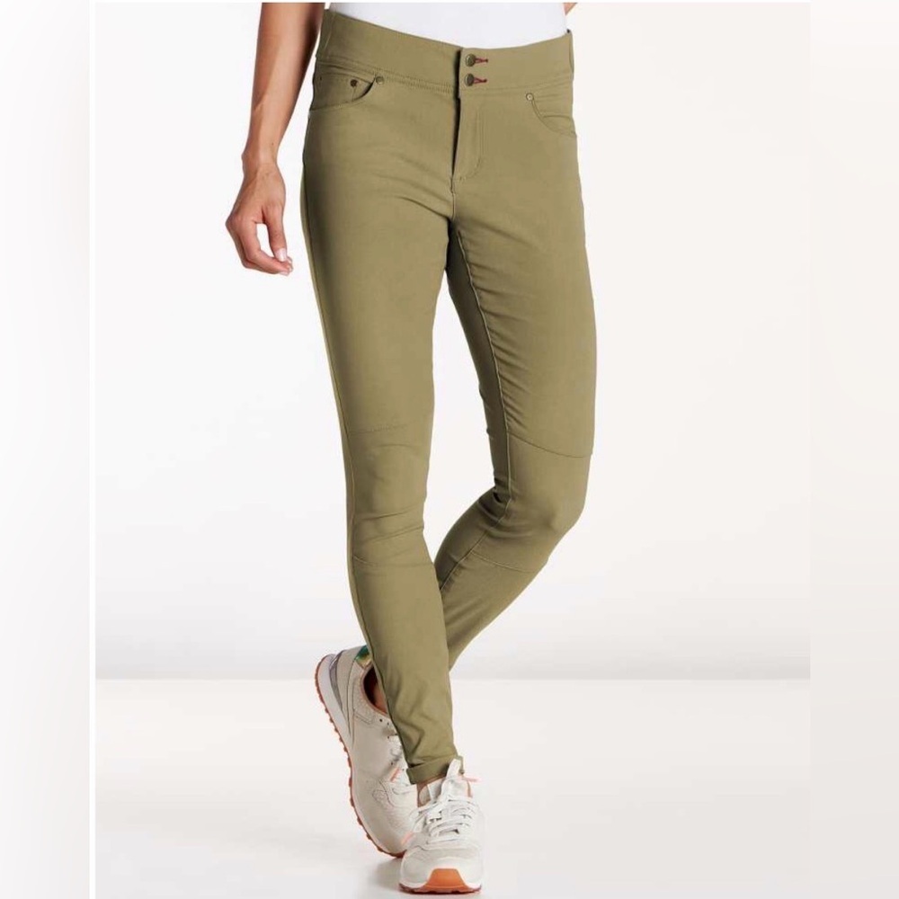 Toad&Co Olive Green Flextime Skinny Pant